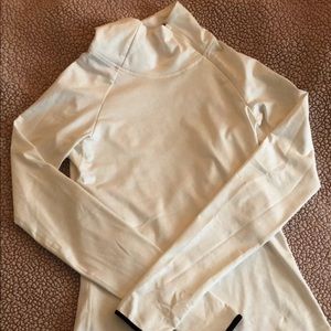 White nike dri fit top